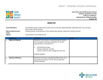 draft - pending council approval - Alberta Health Services