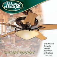 41874-01 • 11/03/04 - Hunter Fan Company