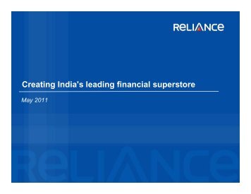 India - Reliance Capital