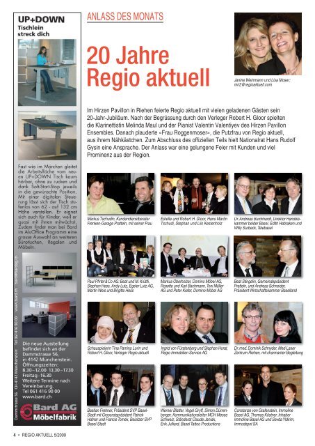 20 Jahre Regio aktuell