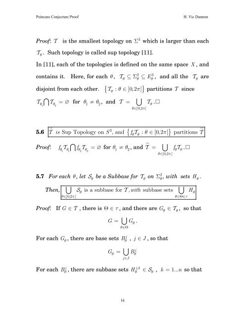 Poincare Conjecture Proof - Gauge-institute.org