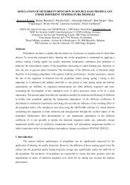 SIMULATION OF DETERRENT DIFFUSION IN DOUBLE BASE ...