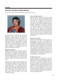 Interview: Professor Lalitha Mendis - Faculty of Medicine, University ...