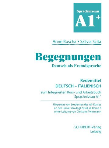 Redemittel deutsch-italienisch - SCHUBERT-Verlag