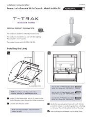 Power Jack Gamma With Ceramic Metal Halide T4 - Tech Lighting