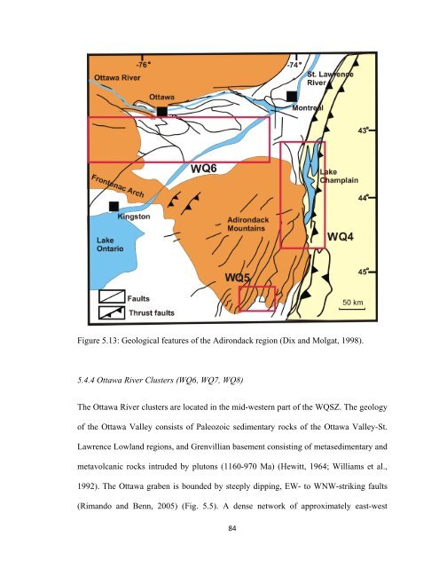 western quebec and southern ontario - Department of Geology