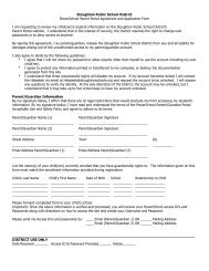 Parent Portal Agreement - Stoughton Public Schools