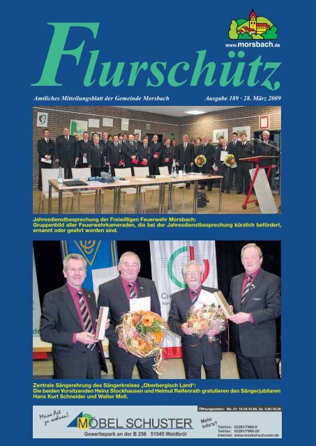 Ausgabe 189 vom 28.03.2009 - Gemeinde Morsbach