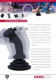 MP1 DISPLACEMENT JOYSTICKS