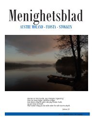 Menighetsblad for Austre Moland, Flosta og Stokken nr.2 ... - Arendal