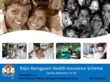Rajiv Aarogyasri Health Insurance Scheme - eGovReach
