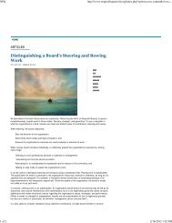 Distinguishing a Board's Steering and Rowing Work - CompassPoint ...
