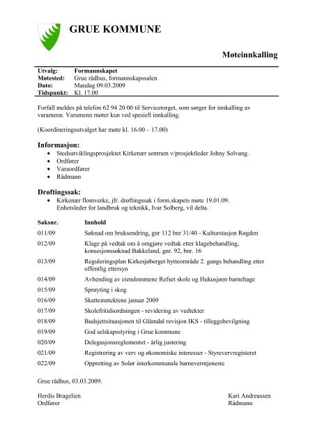 SÃ¸knad om bruksendring, gnr 112 bnr 31/40 - Grue kommune