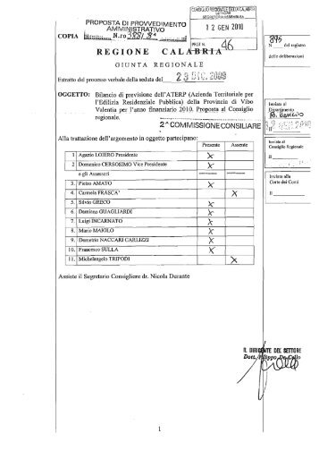 Azienda Territoriale per l'Edilizia Residenziale Pubblica - Consiglio ...