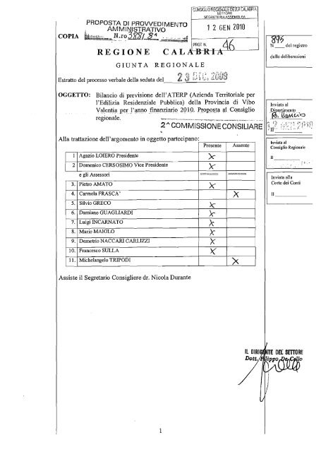 Azienda Territoriale per l'Edilizia Residenziale Pubblica - Consiglio ...