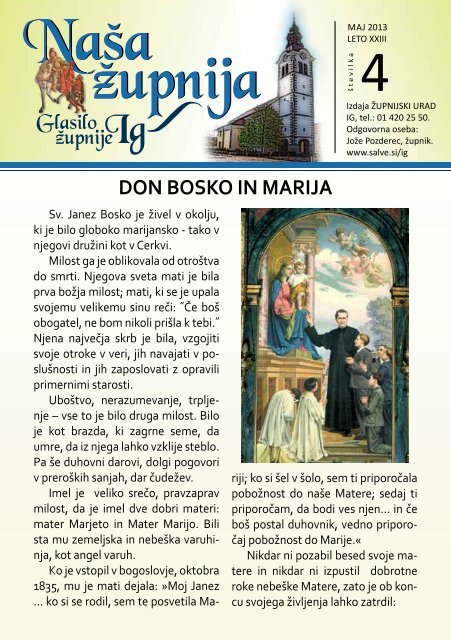 DON BOSKO IN MARIJA - Ig - Salve