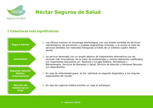 Néctar Seguros de Salud - Seguronline.com