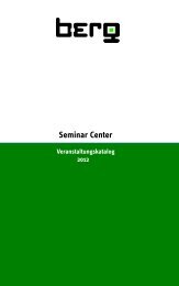 Seminar Center - Berg