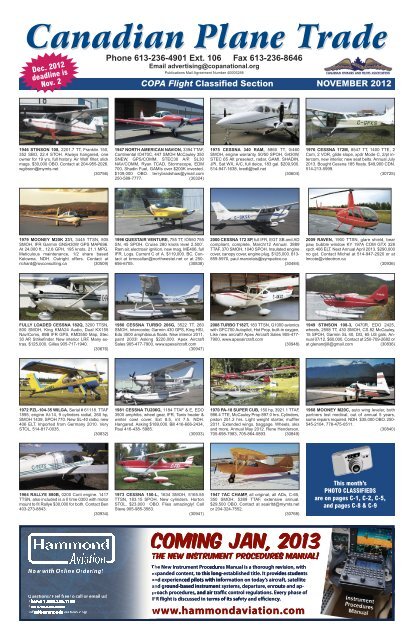 Canadian Plane Trade - Canadian Owners and Pilots Association