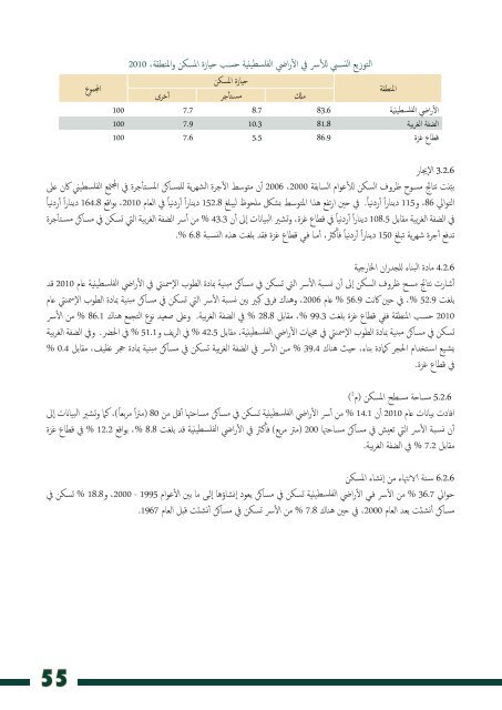 A special bulletin on the Palestinians - Palestinian Central Bureau of ...