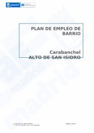 PLAN EMPLEO ALTO DE SAN ISIDRO.pdf - Federación regional de ...