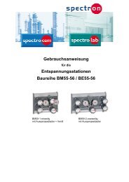 Gebrauchsan Entspannung Baureihe BM55 ... - Spectron