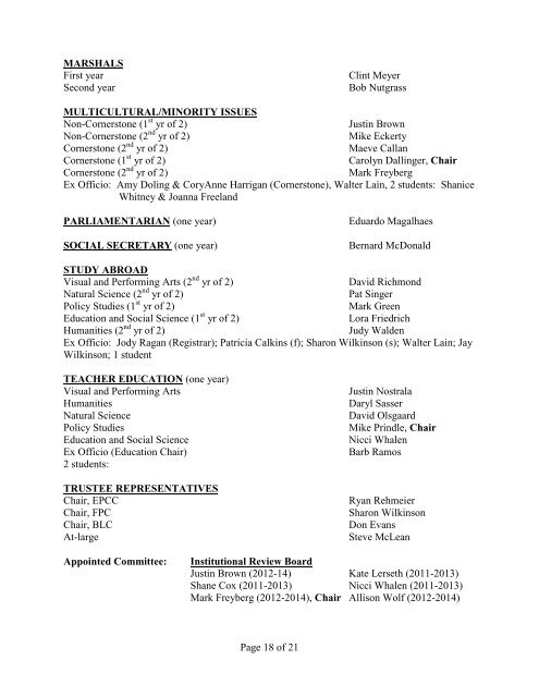 2012-13 faculty directory and information - Simpson College