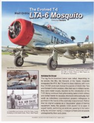 See N544NR Featured in Warbird Digest! - Courtesy Aircraft