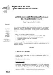 Le recteur de l'académie d'Aix-Marseille - Lycée Pierre-Gilles de ...