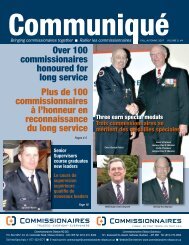 Communique:Fall 2007 - Commissionaires Ottawa