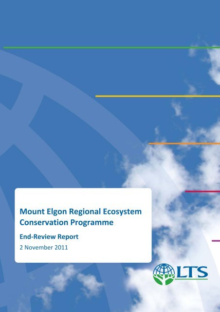 Mount Elgon Regional Ecosystem Conservation Programme End ...