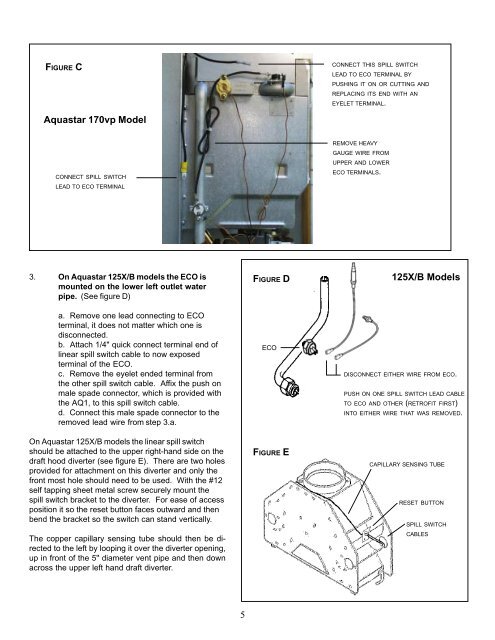 installation and operating instructions for aq-1 and aq-2 power vent ...