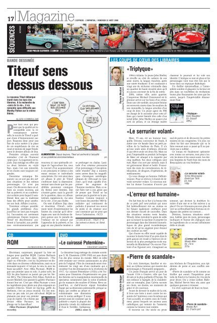 ARC_2008/08/22 Vendredi : LEXPRESS : 1 : Page 1 ... - Arcinfo.ch