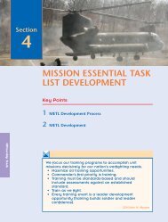 mission essential task list development - UNC Charlotte Army ROTC