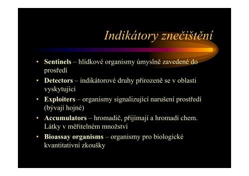 BiologickÃ© indikÃ¡tory - KZR