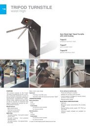 TRIPOD TURNSTILE waist-high - Hotronic