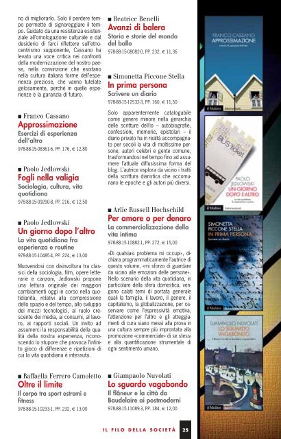 i libri di - il Mulino