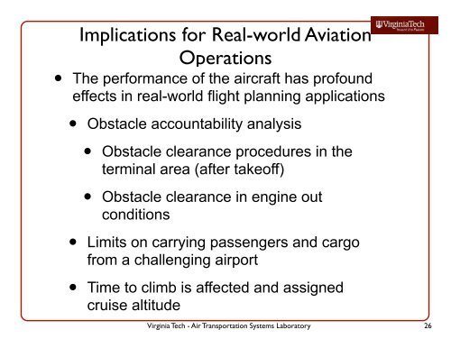 Detailed Example of Aircraft Performance Calculations: Climb ...