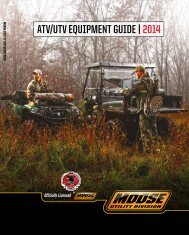 MUD103 Moose ATV Black Seat Cover