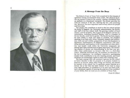 1978-1979_Law School Catalog.pdf - The Texas Tech University ...