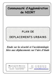 Étude sécurité et déplacements - Communauté d'Agglomération de ...