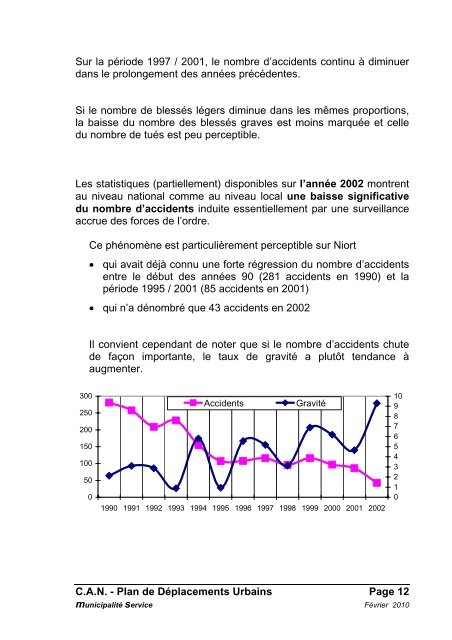 Étude sécurité et déplacements - Communauté d'Agglomération de ...