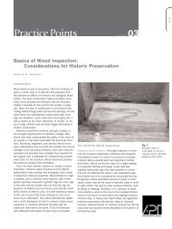 Basics of Wood Inspection: Considerations for Historic Preservation