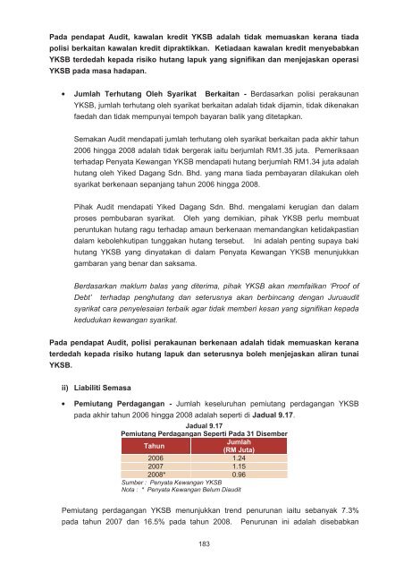 l apo ran ketu aau dit negara t ahun 2008 negeri ked ah