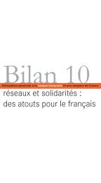 bilan 10_4.indd - Délégation générale à la langue française et aux ...