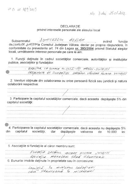 Dumitrescu Adrian - Consiliul Judetean Valcea