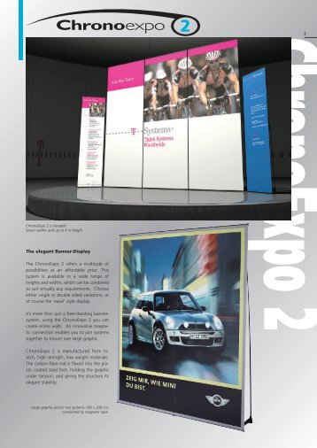 3 The elegant Banner-Display The Chronoexpo 2 offers a multitude ...