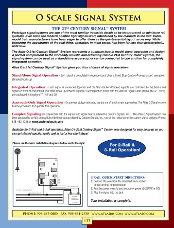 O Scale Signal System - the Atlas Model Railroad Co.