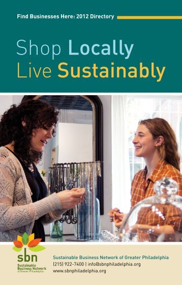 Shop Locally Live Sustainably - Sustainable Business Network