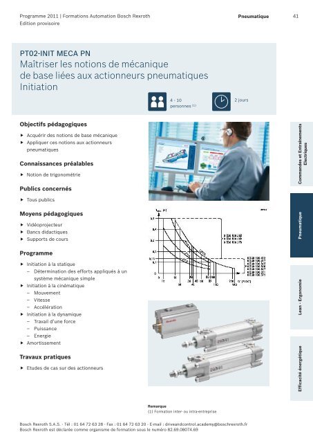 Catalogue Formations - Bosch Rexroth